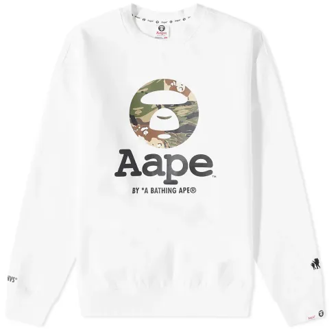 AAPE Moon Face Crew Sweat