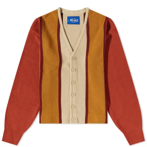 Wool Striped Cardigan