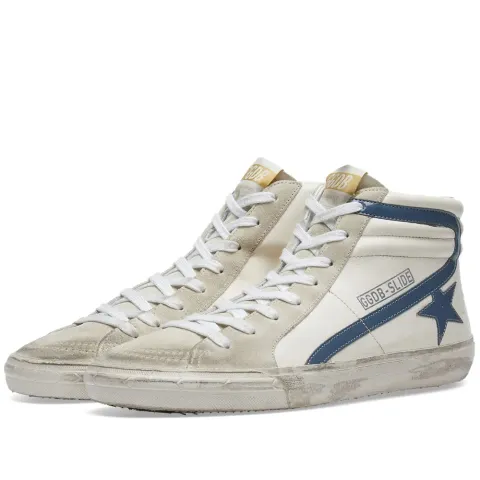 Slide Leather & Suede Sneaker