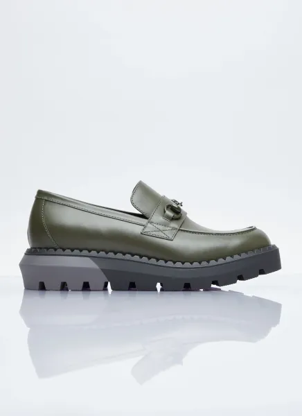 Horsebit Leather Loafers