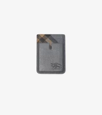 Pop Check Magnetic Card Case in Wave blue