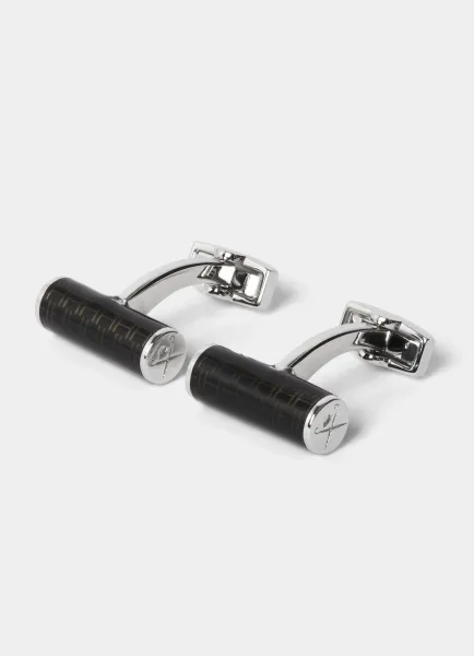 H Cylinder Cufflinks