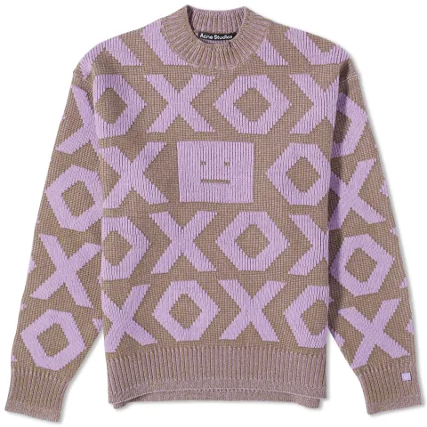 Kozu XOXO Face Crew Knit