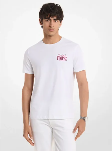 Saint Tropez Cotton Jersey T-Shirt