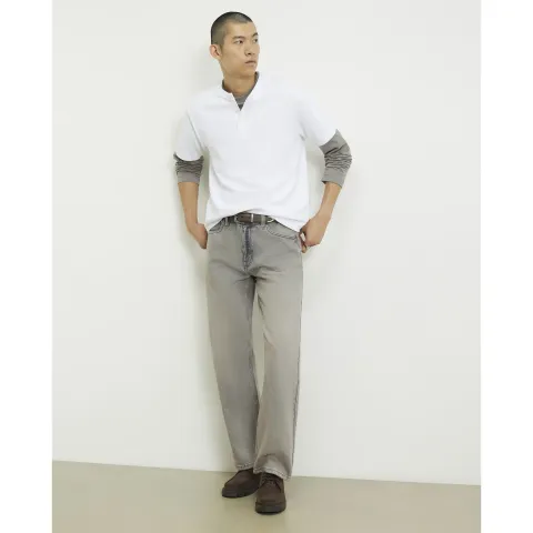 River Island Loose Fit Archive Dept Jeans