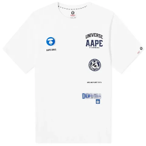 AAPE Street Baseball Badge T-Shirt