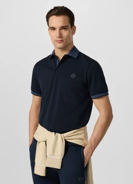 Classic Fit Short Sleeve Two Tone Polo