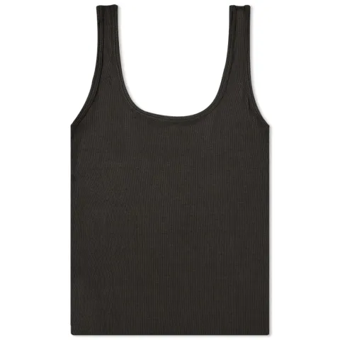 Scoop Neck Ribbed Tank Top