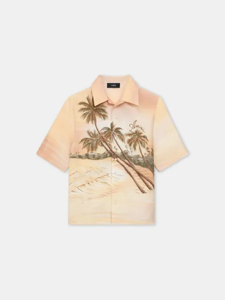 PALMS BOWLING SHIRT - Ivory