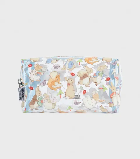 Blue Peter Rabbit Print Make Up Bag