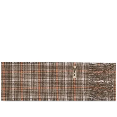 Cashmere Checked Scarf