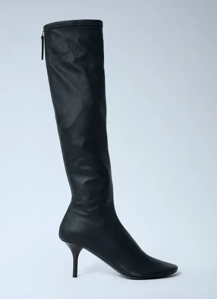 Knee-High Leather Boots