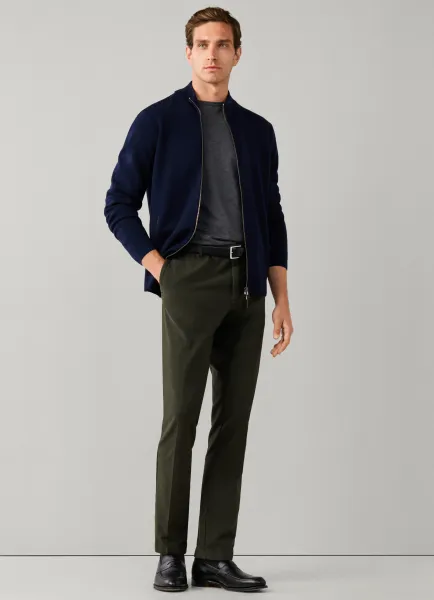 Slim Fit Kensington Textured Trousers