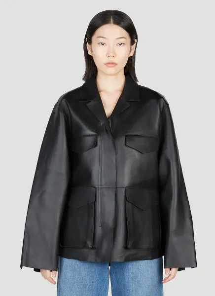Leather Army Jacket