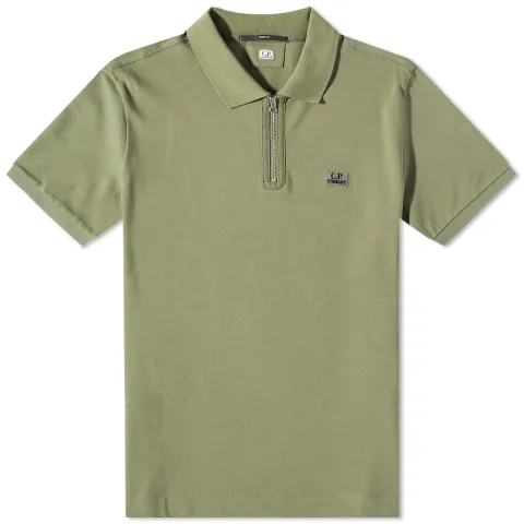 Zipped Polo Shirt