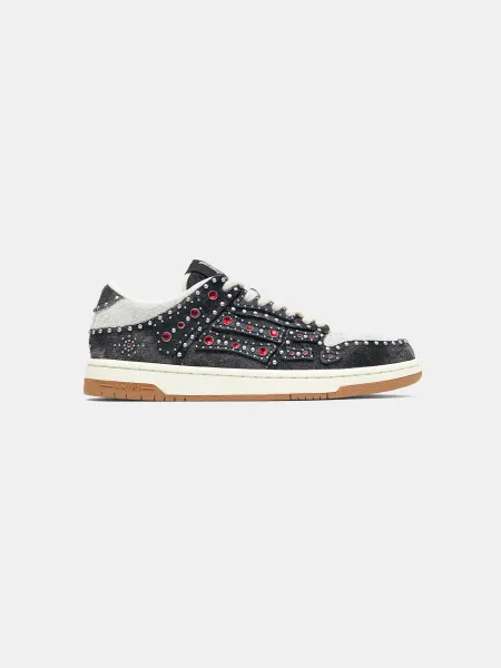 WOMEN - WOMEN'S STUD SKEL TOP LOW - Black