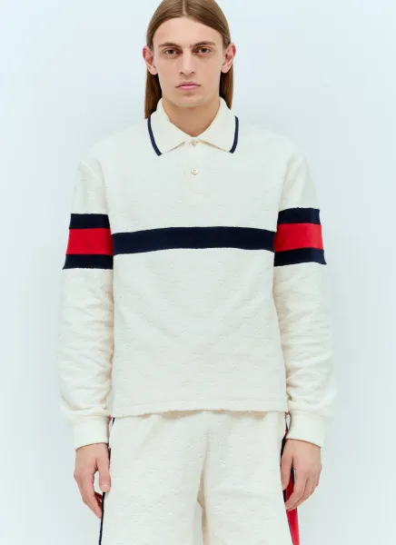 Interlocking G Terry Cloth Polo Shirt