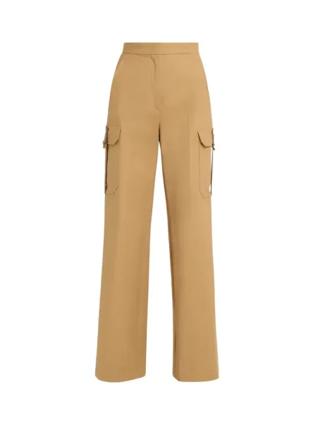 Edda Cargo Wide-Leg Trouser Beige