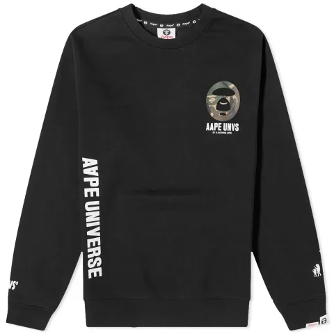 AAPE Back X-Bone Crew Sweat