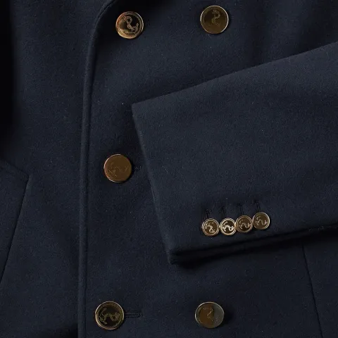Elongated Classic Pea Coat