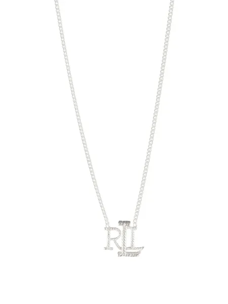 Lauren Ralph Lauren Sterling Silver Logo Pendant