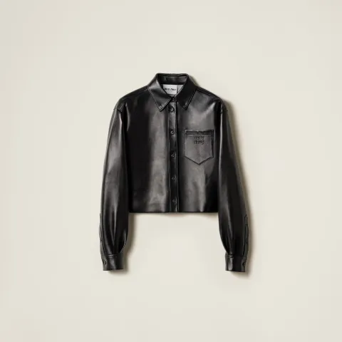 Plongé nappa leather shirt