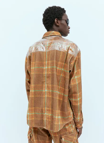 Corduroy Printed Overshirt