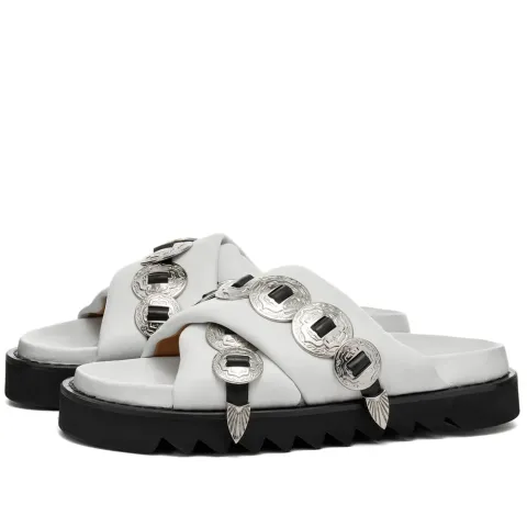 TOGA Padded Buckle Slider Sandal