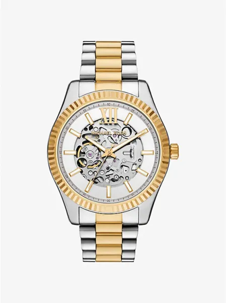 Oversized Lexington Two-Tone Watch