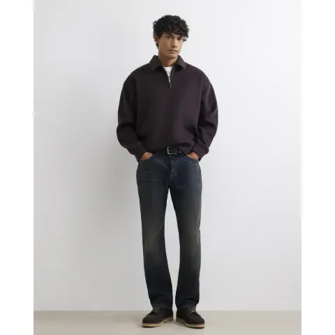 River Island Straight Leg Dark Wash Jeans