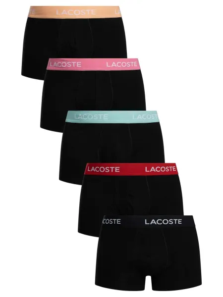 Lacoste 5 Pack Cotton Stretch Trunks