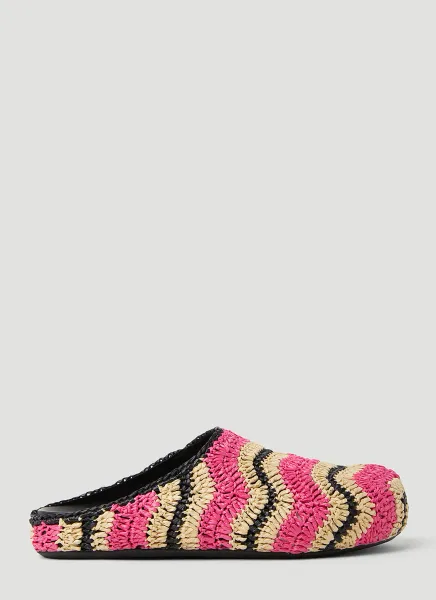 Fussbet Sabot Raffia Mules
