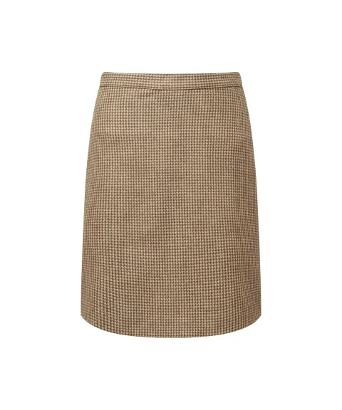 Schöffel Country Beauly Tweed Skirt - Houndstooth Tweed
