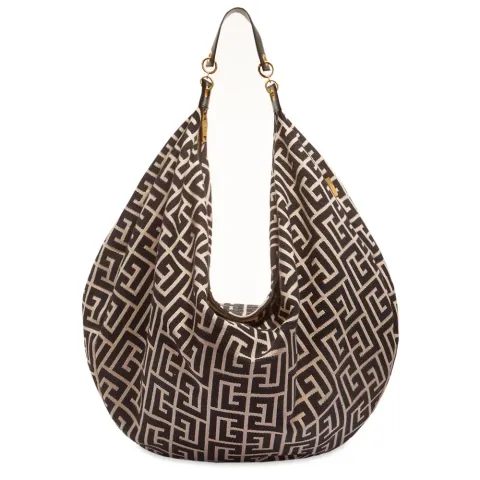 Maxi Hobo-Monogram Jacquard Bag
