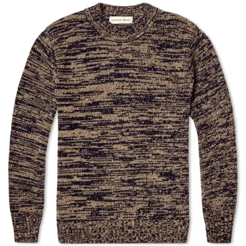 Space Dye Chunky Crew Knit