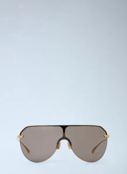 Long Ribbon Shield Sunglasses