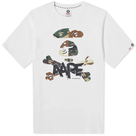 AAPE Camo Cross Bones T-Shirt