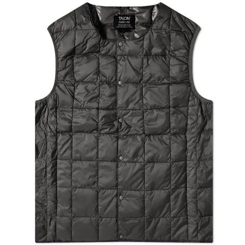 Crew Neck Down Vest