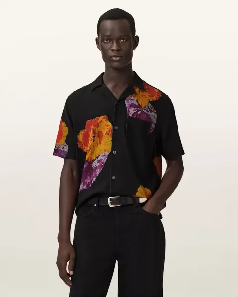 Nouvelle Short Sleeve Linen Blend Shirt