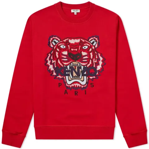 Tiger Embroidered Sweat