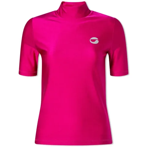 High Neck Fitted Top