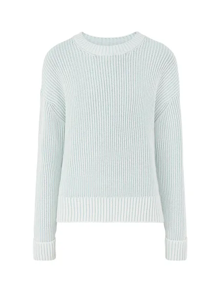 Varley Seymour Cotton Knit Sweater Blue Haze