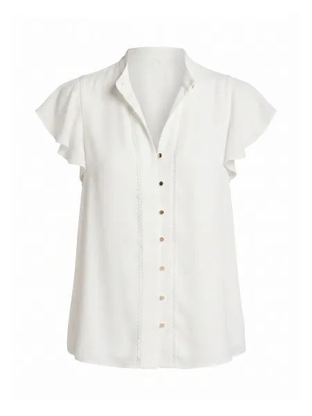 Forever New Jennie Flutter Sleeve Blouse