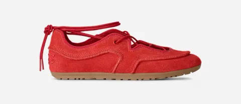 Quill Ballet Trainer, Suede/Polyester