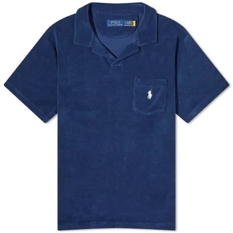 Cotton Terry Polo Shirt