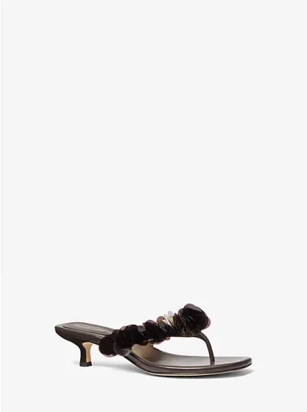 Loretta Sequin Embellished Sandal