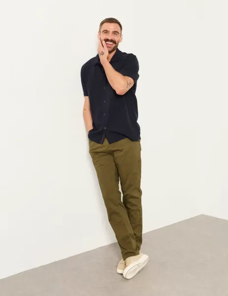 FatFace Regular Fit Chinos Dark Green