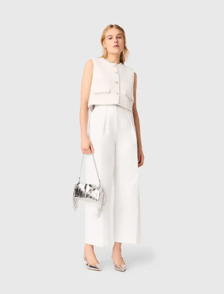 Balloon suit trousers