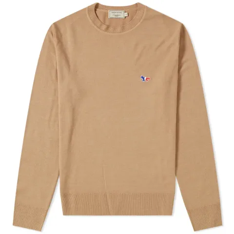 Maison Kitsuné Virgin Wool Crew Knit