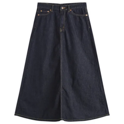 5 Denim Pocket Skirt